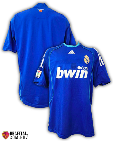 Real Madrid 2008/2009 Tamanho G 80x54cm