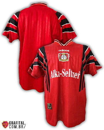 Bayer Leverkusen 1996/1997 Tamanho G 75x55cm