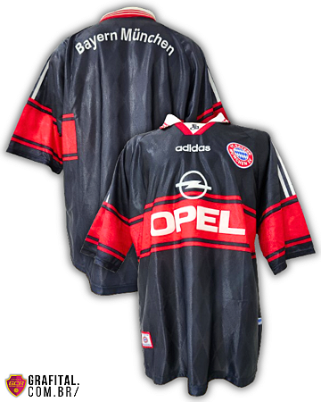 Bayern München 1997/1998 Tamanho GG 82x60cm