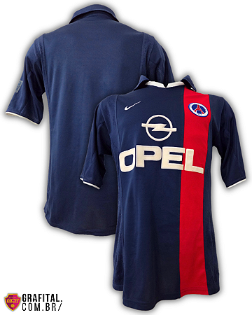 Paris Saint-Germain 2000/2001 Tamanho P 76x49cm