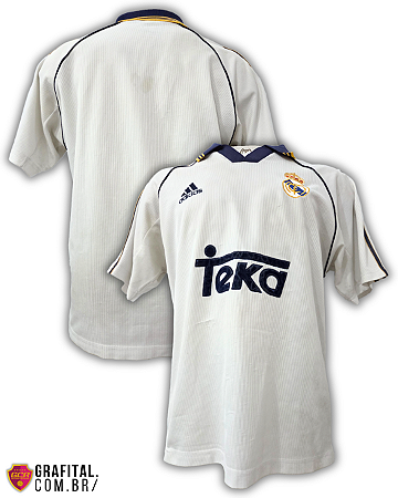 Real Madrid 1998/2000 Tamanho M 72x52cm