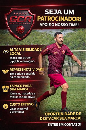 Seja um patrocinador do time! (2026/2027)