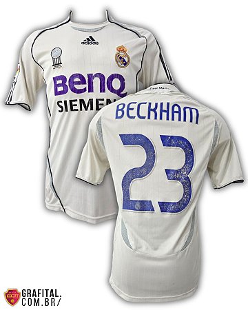 Real Madrid 2006/2007 Tamanho P 73x45cm