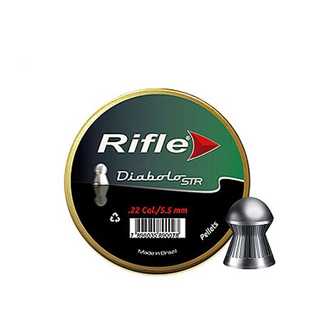 CHUMBINHO RIFLE DIABOLÔ 5.5 MM - C/ 125