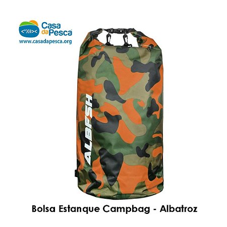 BOLSA CAMPBAG - LARANJA CAMUFLADO - 20 L - ALBATROZ