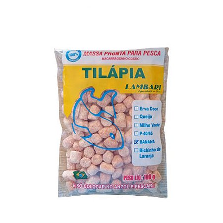 MASSA PARA PESCAR - TILÁPIA - BANANA