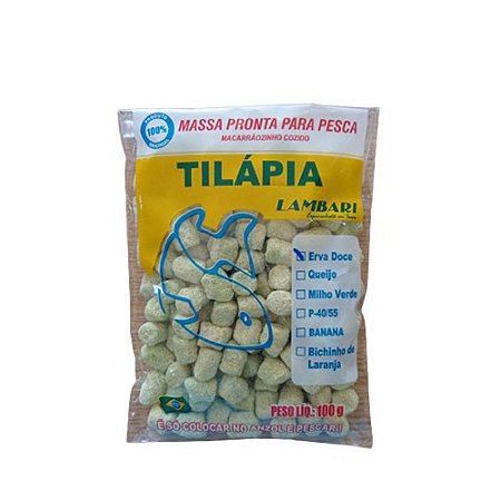 MASSA PARA PESCAR - TILÁPIA - ERVA DOCE