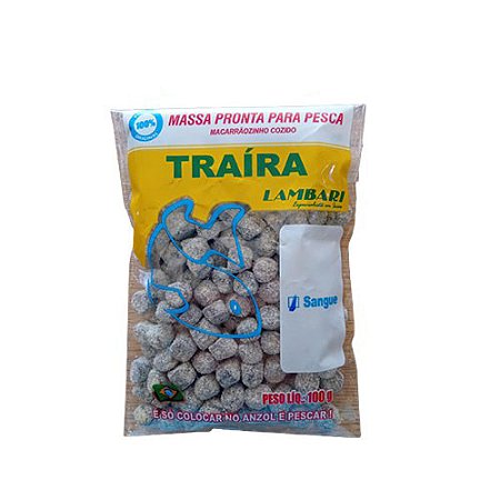 MASSA PARA PESCAR - TRAÍRA - SANGUE