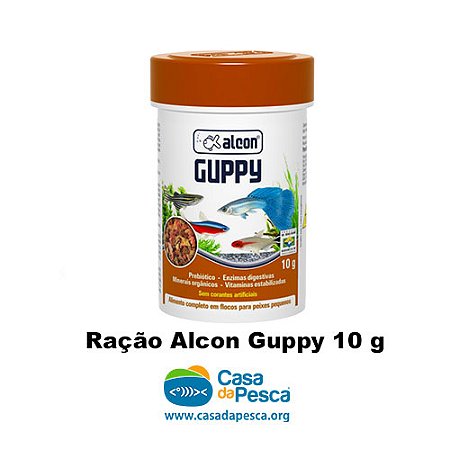 RAÇÃO ALCON GUPPY 10 G
