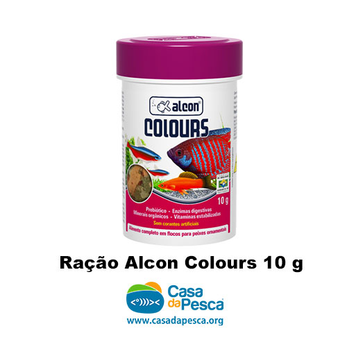 RAÇÃO ALCON COLOURS 10 G