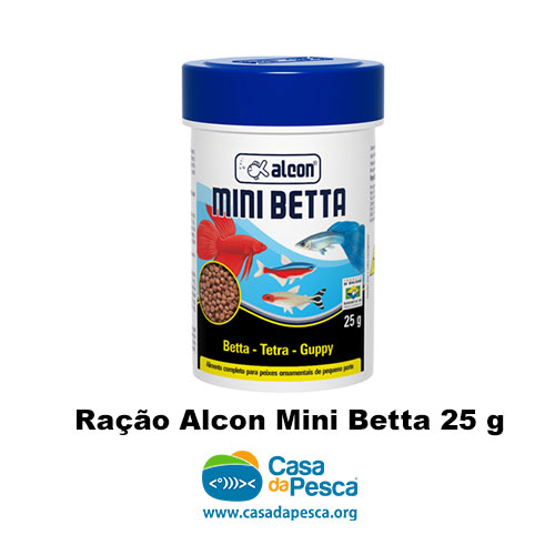 RAÇÃO ALCON MINI BETTA 25 G