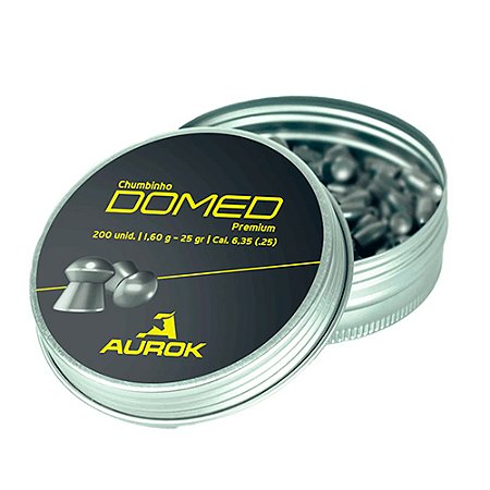 CHUMBINHO AUROK DOMED PREMIUM - CALIBRE 6.35 MM - C/200