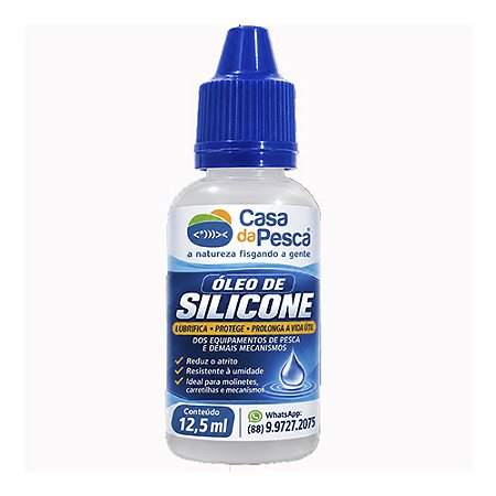 ÓLEO DE SILICONE 100% - 12,5 ML