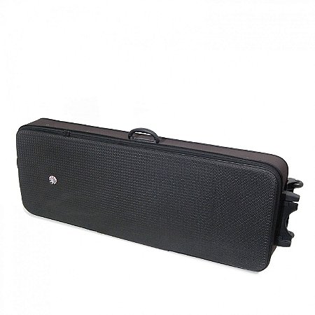 Semi Case Teclado 61 Teclas Slim com Rodinhas Solid Sound