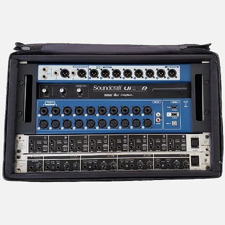 Rack para Áudio 6u PRÓ com Case Solid Sound