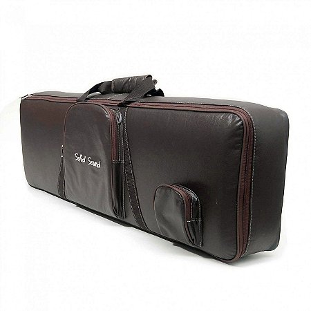 Capa para Teclado 88 Teclas LT BR Marrom Solid Sound