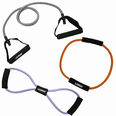 Elástico Extensor para Ginástica - Kit com 3 Liveup