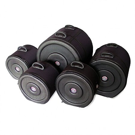 Kit Semi Case 5 Peças para Bateria Solid Sound