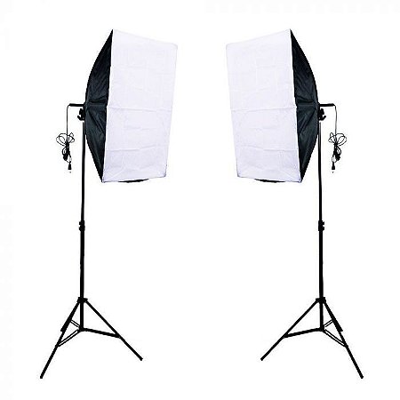 Iluminação para Vídeo em LED Kit Youtuber 210w Softbox