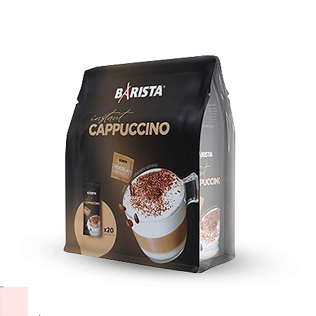 Cappuccino Barista com 20 Sachês de 25g Cada Importado do Catar