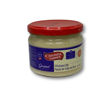 Homus Pasta Grão de Bico 310g Pronto para Consumo Chtoura Garden