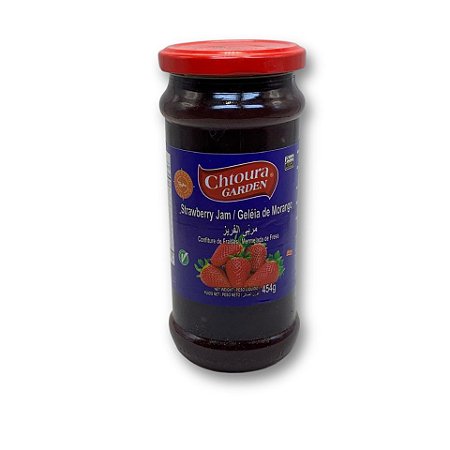 Geléia de Morango 454g Importado de Qualidade Premium Chtoura