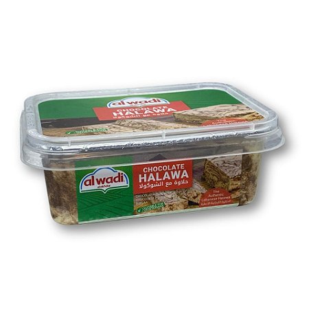 Halawi com Chocolate Doce Libanês 454g Al Wadi