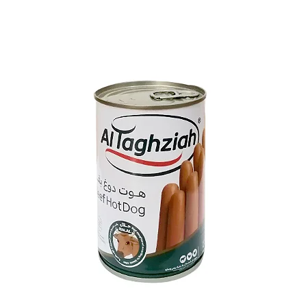 Salsicha Hot Dog de Carne Bovina Al Taghziah 380g Importado Líbano