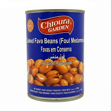 Fava em Conserva Árabe Chtoura Garden 400g