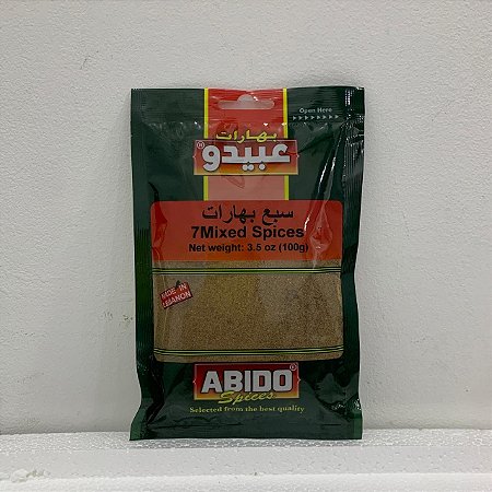 Tempero 7 Mixed Abido Spices 100g