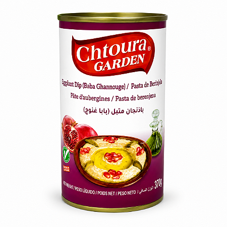 Babaghannouj Pasta de Berinjela 370g Chtoura Garden