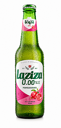 Cerveja Sem Álcool Laziza Romã Apple 330ml Importada