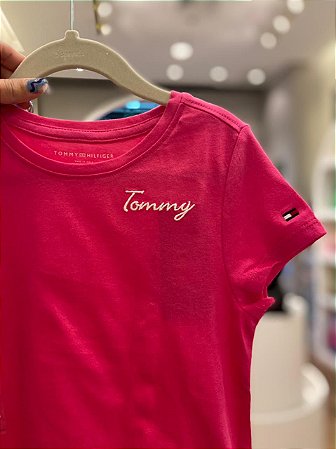 T-shirt feminina Rosa - Tommy Hilfiger - Heylulibaby | Loja virtual bebês e  puericultura | Campo Grande