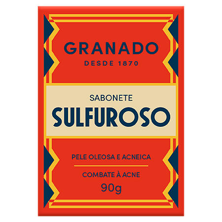Sabonete Sulfuroso Granado 90g - Sabonete em Barra Antiacne