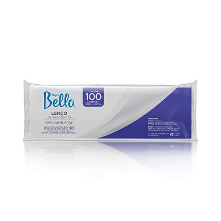 Lenço Depil Bella de Falso Tecido Para Depilação Branco