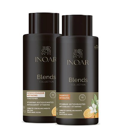 Kit Inoar Blends Vitaminas Antioxidantes Shampoo e Condicionador 500ml