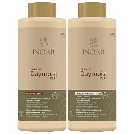 Kit Shampoo e Condicionador Inoar Absolut Daymoist CLR 800ml