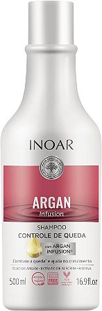 Shampoo Controle de Queda Inoar Argan Infusion 500ml
