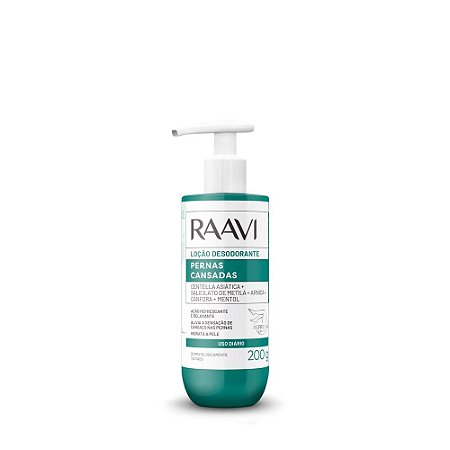 Loção Desodorante Pernas Cansadas Raavi 200g
