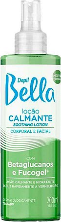 Loção Calmante e Hidratante Facial e Corporal Depil Bella 200ml