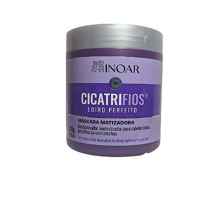 Máscara Cicatrifios Matizadora Loiro Perfeito Inoar 500g