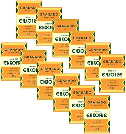Kit 12 Sabonetes de Enxofre Granado 90g - Atacado e Revenda