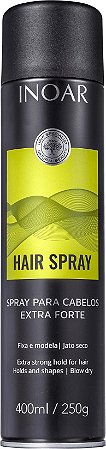 Spray para Cabelos Extra Forte Inoar Hair Spray Fixador 400ml