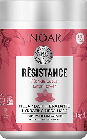 Inoar Résistance Flor de Lótus Máscara de Tratamento 1kg