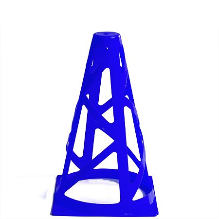 Cone de 18cm Flexível para Treinamento AX Esportes Azul