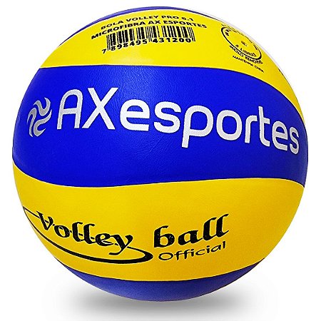 Bola de Vôlei Pro 6.1 AX Esportes em Microfibra TWISTER