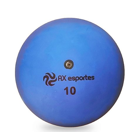 Bola de Iniciação Borracha Lisa AX Esportes Nº10 - AZUL - LCD