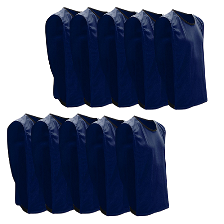 Coletes INFANTIL Esportivo AX - Azul Marinho - PACK COM 10