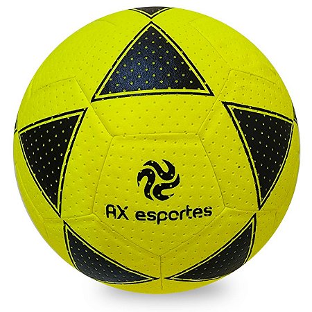 Bola de Futevôlei AX Esportes Amarelo e Preto - Mercadão Dos