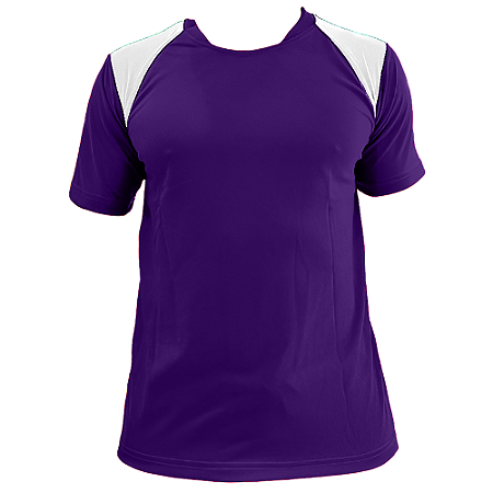 Jogo de Camisa AX Esportes Roxo com Branco - 10+1 Numeradas